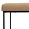 Flash Furniture Ashton 30 Square LeatherSoft Tufted Ottoman with Metal Frame, Light Brown LeatherSoft/Black Frame WX-TY-101-LTBRN-LT-BLK-GG - alternate 4